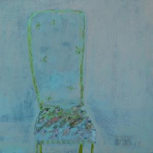 "A Lonely Chair" by Bato Bostandzic, Acrylic on Canvas
