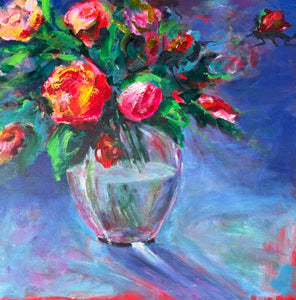 "Vase of Color" by Charissa Smith, Acrylic on Canvas