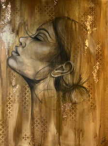 "Calm" by Niloo Pariscari, Mixed Media on Canvas