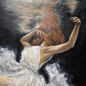 "Underwater" by Miri Baruch, Acrylic on Canvas