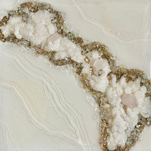 "Grace 2" by Candace Manning, Mixed Media on Wood Panel