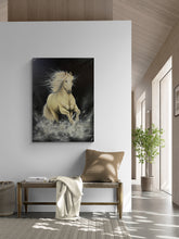"White Horse" by Niloo Pariscari, Acrylic on Canvas