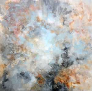 "Mystic Sky" by Miri Baruch, Acrylic on Canvas