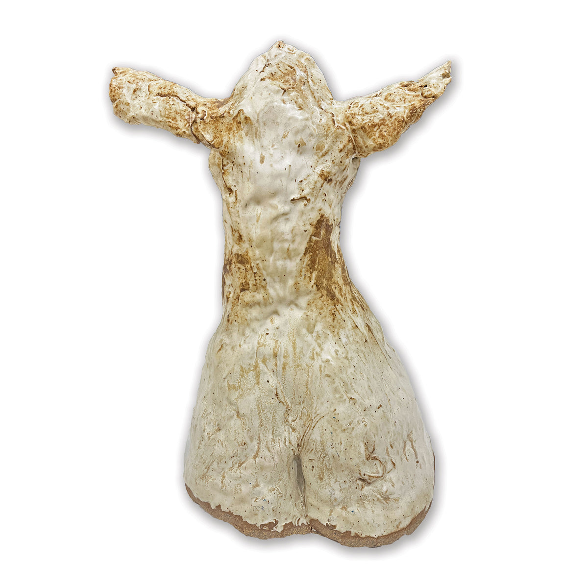 "Angel" By Souzan Zargari, Glazed Ceramic Sculpture – LagunaART.com Gallery