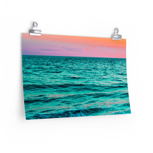 COLOR Ocean Premium Matte horizontal posters