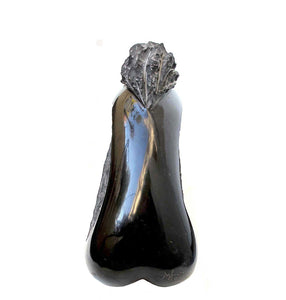 Final by Marian Sava, Black Belgian Marble, Sculpture