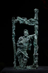 Sovetskaya Street Break by Alexander Sviyazov, Bronze Sculpture