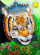 "Tiger Lily" by Steven W. Bielak , Mixed Media on Canvas