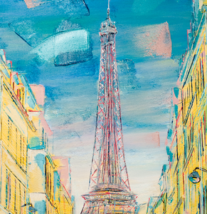 "Parisian Hues"  By Damien March, on Canvas