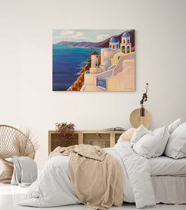 "Greece" by Rosana Ward, Oil on Canvas