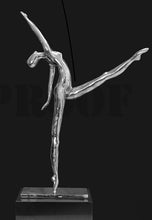 "Buhawi Dancer" by Belle Tuckerman, Bronze Polished Stainless Steel Overcast Sculpture