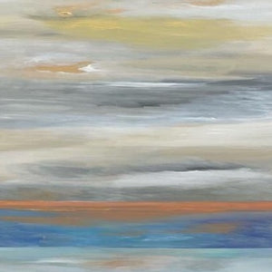 "Vista Positano" by Celene Favila, Acrylic on Canvas