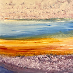 "Laguna Sunset" by Lori Montgomery, Acrylic on Canvas