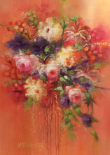 "Think Flowers Be Happy" by Marilyn Weisberg, Oil on Canvas