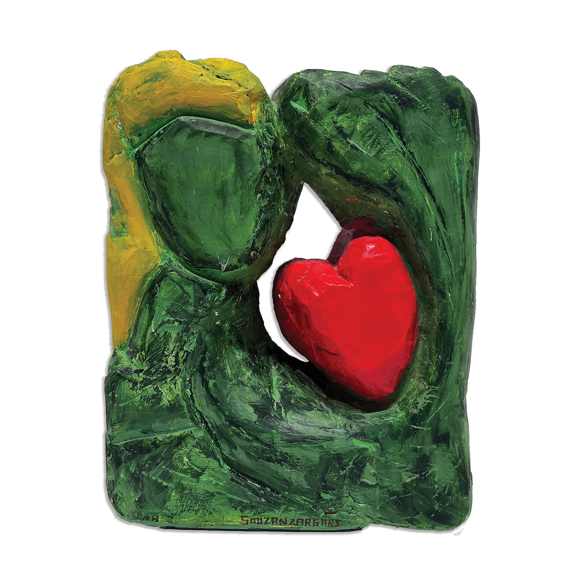 "Love" By Souzan Zargari, Master Carved Sculpture – LagunaART.com Gallery