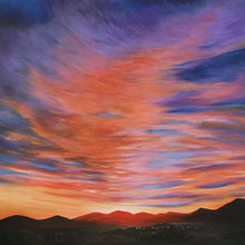 "Vegas Sunrise" by Cecilia Kelleher, Acrylic on Canvas