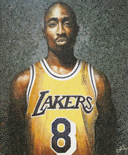 "2 Pac" by Jay Nadeau, Glass Mosaic