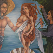 "The Death of Venus" by Cecilia Kelleher, Acrylic on Canvas