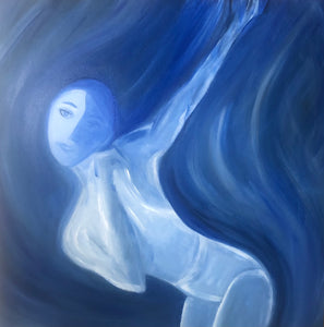 "Dancer in Motion" by Karen V. Kanas, Acrylic on Canvas