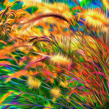 "Waves of Grain 1 – The Acid Variations”  by Americo, Digital Painting/ Giclée on Canvas