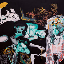 "Gold Nipple" by Samantha Catron, Acrylic and Gouache on Canvas