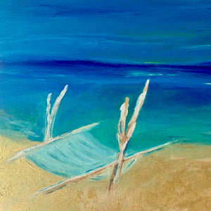 "Beach Vibes" by Karen V. Kanas, Acrylic on Canvas