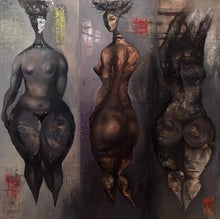 "Ladies" by Andranik Shahjanyan, Oil on Canvas