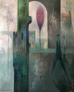 "The Walk" by Andranik Shahjanyan, Oil on Canvas