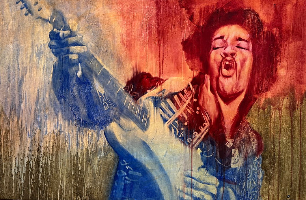 Jimmy Hendrix Original Painting