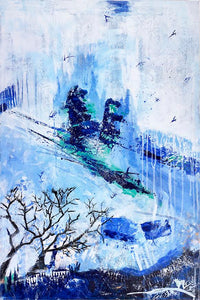 "Windswept" by Bob Hogue, Acrylic on Canvas