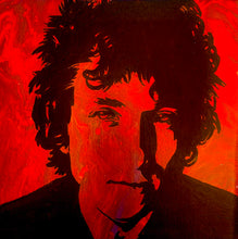 "Bob Dylan" by Tristin Cole, Acrylic on Canvas