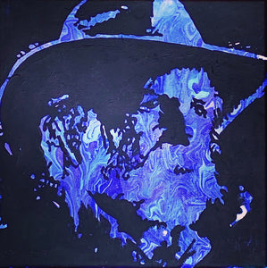 "Bob Weir" by Tristin Cole, Acrylic on Canvas