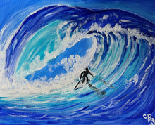 "Enjoy the Waves" by Catherine Benita, Giclée on Canvas