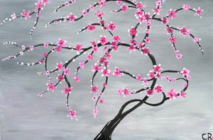 "Cherry Blossoms" by Catherine Benita, Giclée on Canvas
