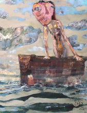 "Courageous Sailing" by Bato Bostandzic, Acrylic on Canvas