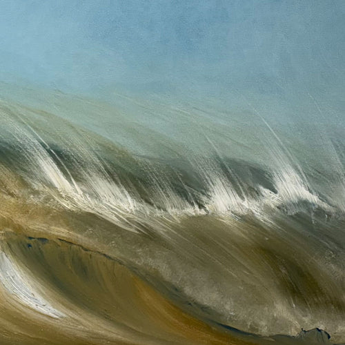 Shane Townley "Desert Wave" Original Abstract 72"X36" Mixed Media