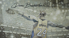 "Dear Basketball" by Jay Nadeau, Glass Mosaic
