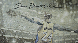 "Dear Basketball" by Jay Nadeau, Glass Mosaic