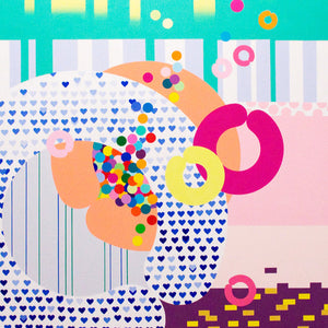 "ING II" by Elise Lee, Acrylic on Canvas