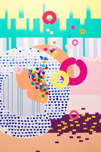 "ING II" by Elise Lee, Acrylic on Canvas