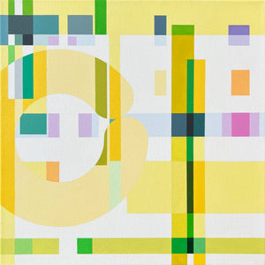 "In His Time II" BY Elise Lee, Acrylic on Canvas
