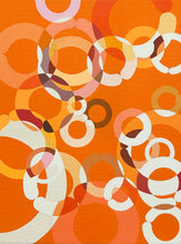 "Being in Orange" by Elise Lee, Acrylic on Canvas
