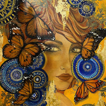 "Peace of Mimd" by Niloo Pariscari, Mixed Media on Canvas