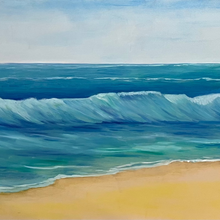"Summer Waves of Joy" by Olivia Holm, Oils on Canvas