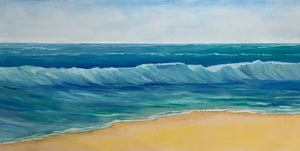 "Summer Waves of Joy" by Olivia Holm, Oils on Canvas