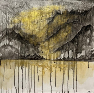 "AB#12" by Sarah Tiffany King, Mixed Media on Canvas