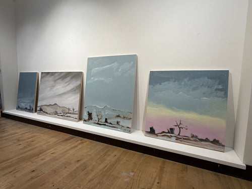 Shane Townley "JOSHUA TREE SHADOW SERIES 1" Original Abstract Landscape 48"X48" Acrylic