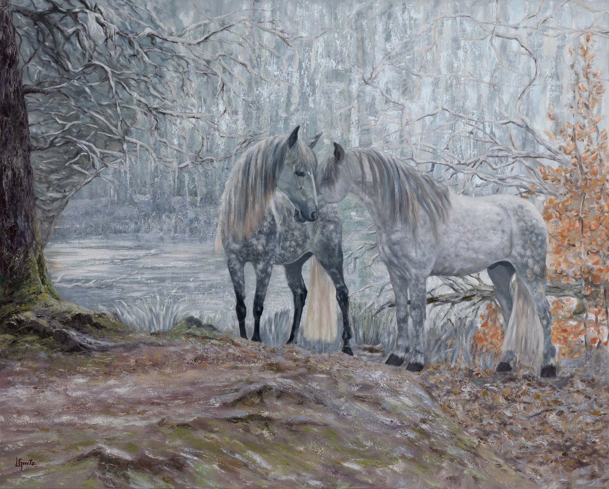 Lia Goritz "Quiet Compassions" 48"X60" Laguna Beach–based oil painter