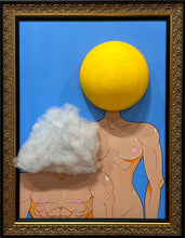 "Head In The Clouds" by Chad “Sorethumart” Wade, Mixed Media on Canvas