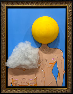 "Head In The Clouds" by Chad “Sorethumart” Wade, Mixed Media on Canvas